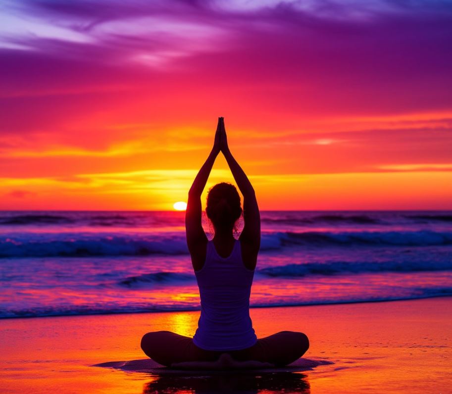 Йога на залез